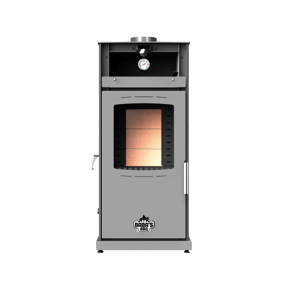 Sılver 8 Kw Kuzine/ Manuel Pelet Ve Odun Sobası / Baba's Stove